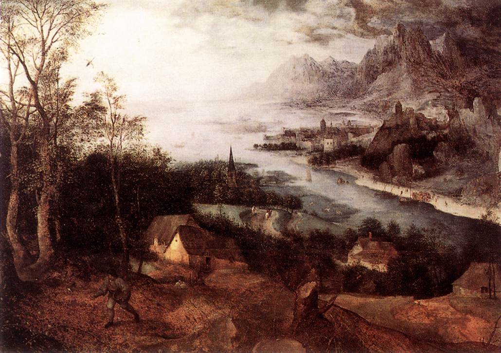 Parábola del sembrador, Pieter Brueghel el Viejo, 1557.